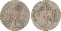 Braunschweig-Wolfenbüttel 6 Pfennig 1691 Rudolf August und Anton Ulrich ... 837.46 元 含税 ＋  83.75 元 运费