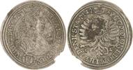 Schlesien-Württemberg-Öls 6 Kreuzer Carl Friedrich von Öls 1704-1744. -