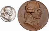 AUSTRIA Medal (2pcs) Cu-Ni & Bronze Medals of Joseph Haydn by Hartig. -