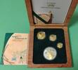 South Africa, Südafrika 10 + 20 + 50 Rand Natura set, African Lynx, 3 pcs 9999 gold coins 26,44 g. Only 500 sets. -