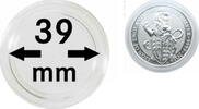 Coin capsule capsule for 2 oz Queens Beast series + turtle 2 oz empty -