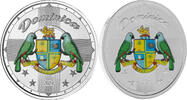 Karibik Inseln 2 Dollar Silver coin 1 oz Eastern Caribbean EC8 Dominica Coat of Arms 2024 Color Silver -