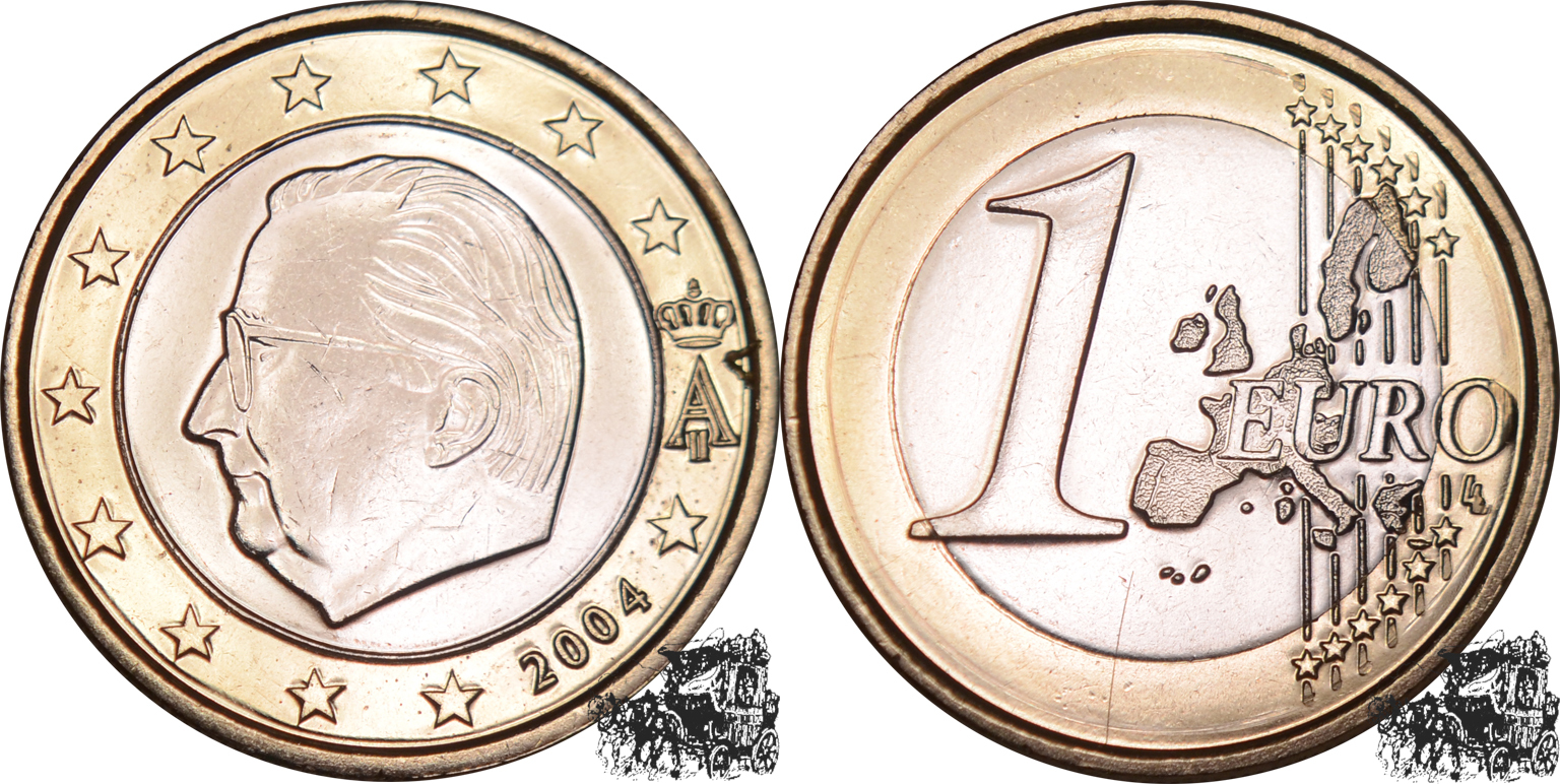 1 euro 2004 belgien 1 euro 2004 - belgien f.stplfr.