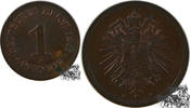 Deutschland 1 Pfennig 1 Pfennig 1876 F -