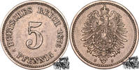 Deutschland 5 Pfennig 5 Pfennig 1876 J -