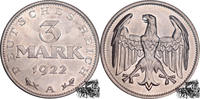 Deutschland 3 Mark 3 Mark 1922 A -