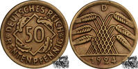 Deutschland 5 Rentenpfennig 50 Rentenpfennig 1924 D -