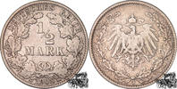 Deutschland 1/2 Mark 1/2 Mark 1908 J -