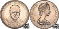 Grossbritannien 1 Crown 1974 1 Crown 1974 - Churchill stplfr. 50.20 元 含税 ＋  135.55 元 运费