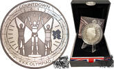 5 Pfund 5 Pfund 2012 Grossbritannien - Claire Aldridge - Countdown to London 2012 im Originaletui mit Zertifikat PP -
