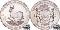 Malawi 1000 Francs CFA 1000 Francs 2015 - Gabun - Springbock -
