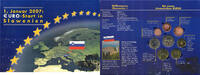 1 Cent - 2 Euro Euro KMS 2007 - Slowenien, 3,88 € + 80,88 Stotinov zum EURO-Start -