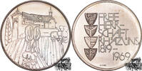 Schweiz Ag-Medaille 1969 - Freie Herrschaft Rhäzüns, Schweiz -