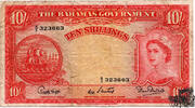   10 Shillings 1953 - Bahamas - schön  1,589.77 元 含税 ＋  135.55 元 运费