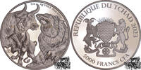 5000 Francs CFA 5000 Francs 2023 CFA - Tschad - Bulle & Bär -