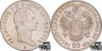 20 Kreuzer 20 Kreuzer 1831 A - Österreich, anliegende Bänder -