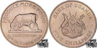 Uganda 5 Schilling 1968 London 5 Shillings 1968 - Uganda, Ankolekuh mit ... 75.30 元 含税 ＋  135.55 元 运费