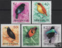 Papua Neuguinea Papua-Neuguinea - Nr.: 663-67 I ** Paradiesvögel -