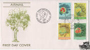 Papua Neuguinea Papua-Neuguinea - Nr. 668-71 FDC Bäume -