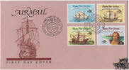 Papua Neuguinea Papua-Neuguinea - Nr. 651-654 FDC 500. Jahrestag der Entdeckung von Amerika -