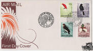 Papua Neuguinea Papua-Neuguinea - Nr. 647-50 FDC Paradiesvögel -