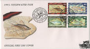 Papua Neuguinea Papua-Neuguinea - Nr. 689-92 FDC Süßwasserfische -