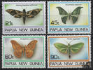 Papua Neuguinea Papua-Neuguinea - Nr. 729-32 ** Nachtfalter -
