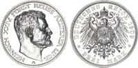 Reuss 3 Mark 1909 Fürst Heinrich XXIV. 1902-1918 -