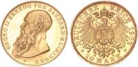 Sachsen-Meiningen 10 Mark 1909 Herzog Georg II. 1866-1914 -