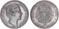 Bayern 2 Mark 1883 König Ludwig II. 1864-1886 vz mit schöner Patina 5,815.20 元 含税 ＋  251.02 元 运费