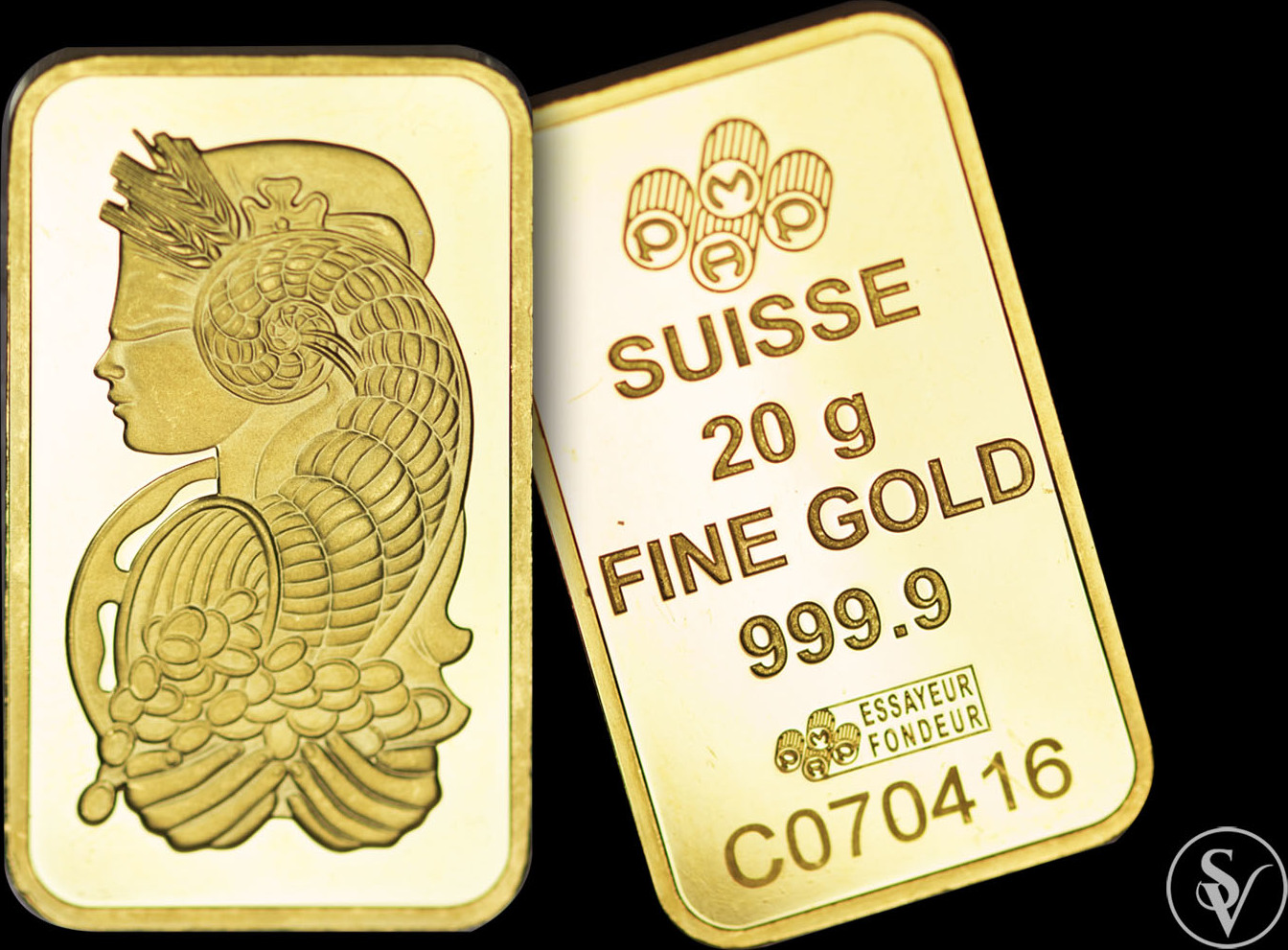SWISS Pamp Gold Bar MA Shops