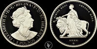 Great Britain 2 pounds Masterpiece 2021 Una & the Lion 2oz Silver Proof Coin -