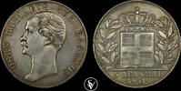 Greece 5 Drachmai King Otto -