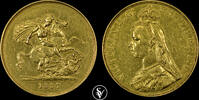 Great Britain 5 pounds Victoria Jubilee head -