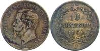 Italien 10 Centesimi Viktor Emanuel II. 1861-1878 -