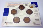 Deutschland, BRD, Germany 5 x 2 Euro 2 Euro Gedenkmünzen Set (A,D,F,G,J) - Baden-Württemberg -