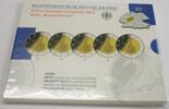 Deutschland, BRD, Germany 5 x 2 Euro Gedenkmünzen Set (A,D,F,G,J) - Hessen -