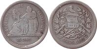 Guatemala 25 Centavo/ 25 Cent Sitzende Freiheit -