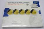 Deutschland, BRD, Germany 5 x 2 Euro Gedenkmünzen Set - Saarland -