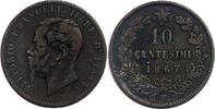 Italien 10 Centesimi Viktor Emanuel II. 1861-1878 -