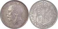 Großbritannien 1/2 Crown George V. 1910-1936 -