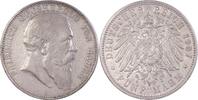 Deutschland/ Kaiserreich Baden 5 Mark 1907 (G) Friedrich I. 1852 - 1907 ss 560.60 元 含增值税 ＋  418.36 元 运费