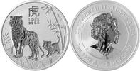 Australien 2 Dollars 2022 2 oz Lunar III (Tiger) BU