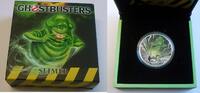 Tuvalu 1 Dollar 1 oz Ghostbusters (Slimer) -