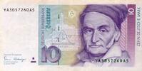 Deutschland 10 Deutsche Mark DM Ersatznote -