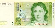 BRD 5 Deutsche Mark Ersatznote -