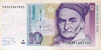 Deutschland 10 Deutsche Mark DM Ersatznote -