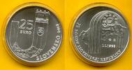 Slowakei 25 Euro 25 Jahre Slowakische Republik, RAR -