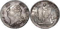France Écu 6 livres Coin France - Louis XVI - Constitution - Ecu 6 livres François - 1792 A Paris - 2nd semestre -
