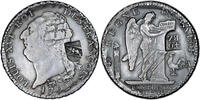 France Écu 6 livres Constitution Coin France - Louis XVI - Ecu de 6 livres - 40 Batzen - 1792 A Paris -